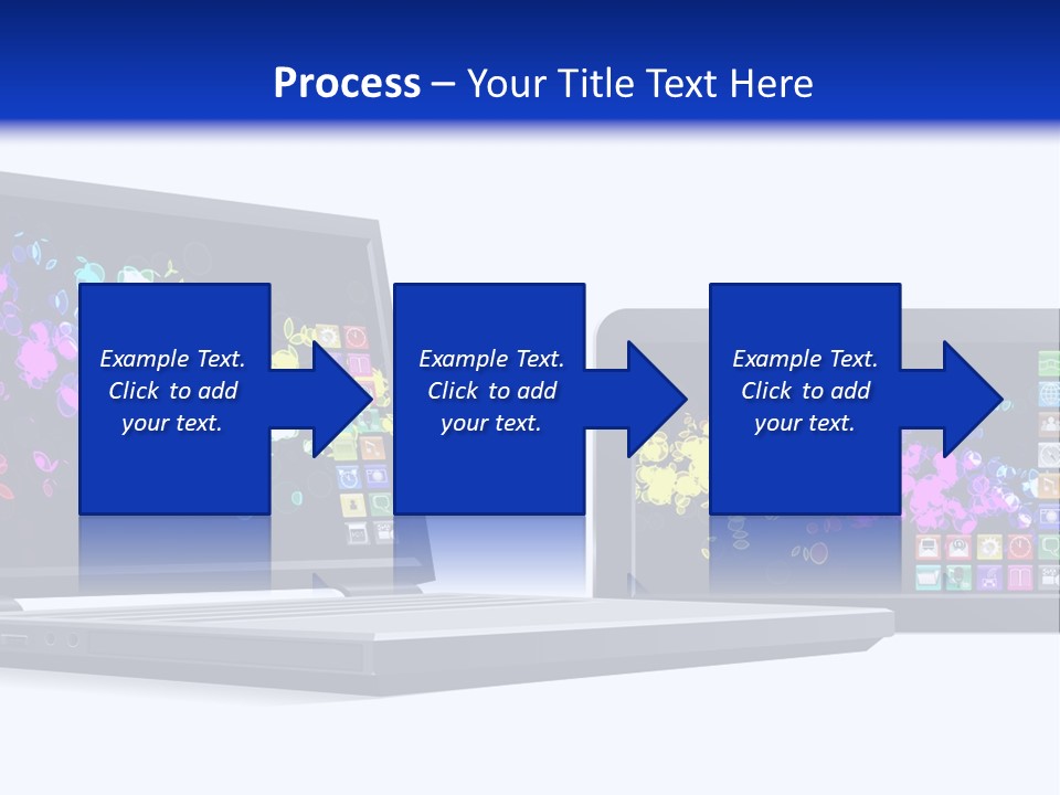 White Microelectronics Radio Receiver PowerPoint Template