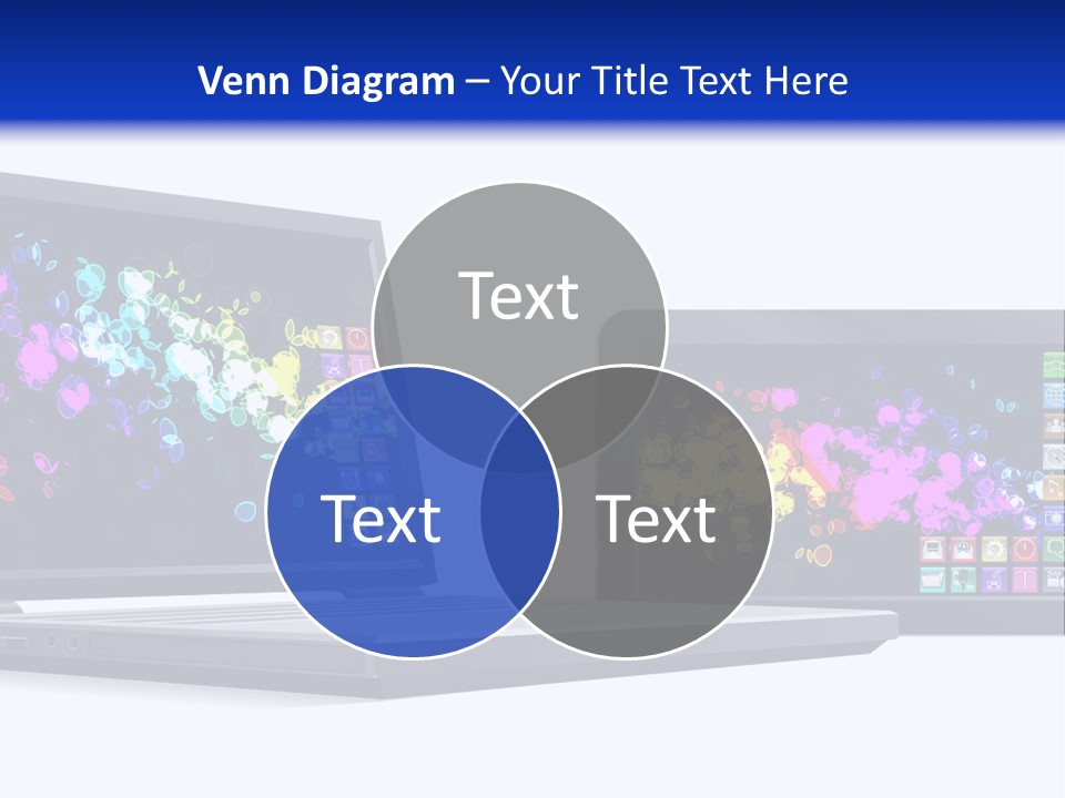 White Microelectronics Radio Receiver PowerPoint Template
