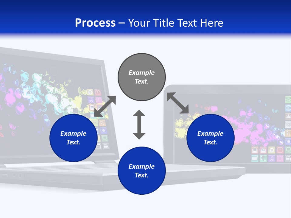 White Microelectronics Radio Receiver PowerPoint Template