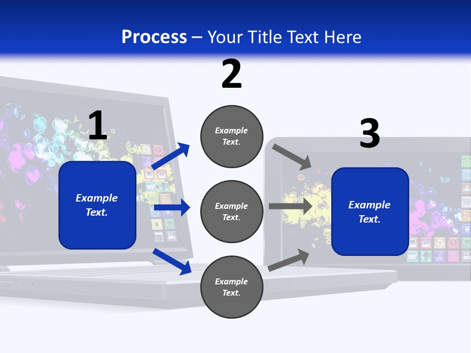 White Microelectronics Radio Receiver PowerPoint Template