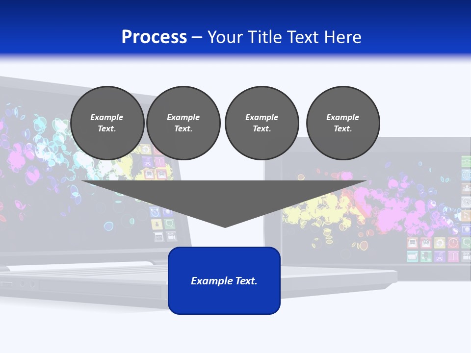 White Microelectronics Radio Receiver PowerPoint Template