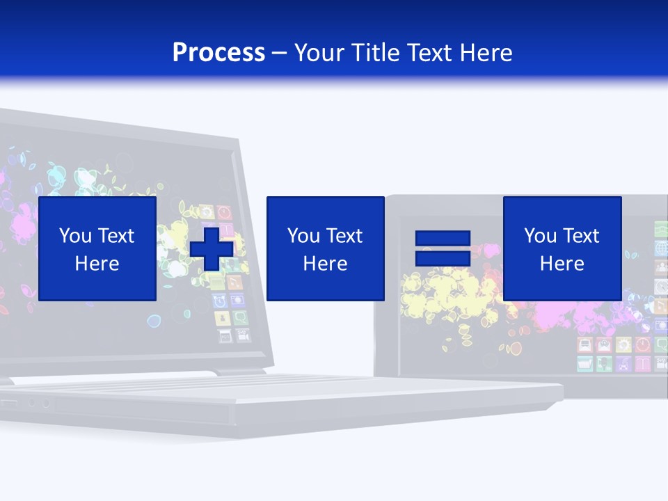 White Microelectronics Radio Receiver PowerPoint Template