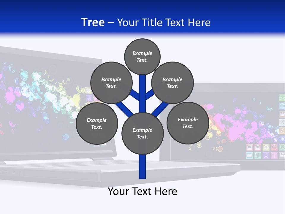 White Microelectronics Radio Receiver PowerPoint Template