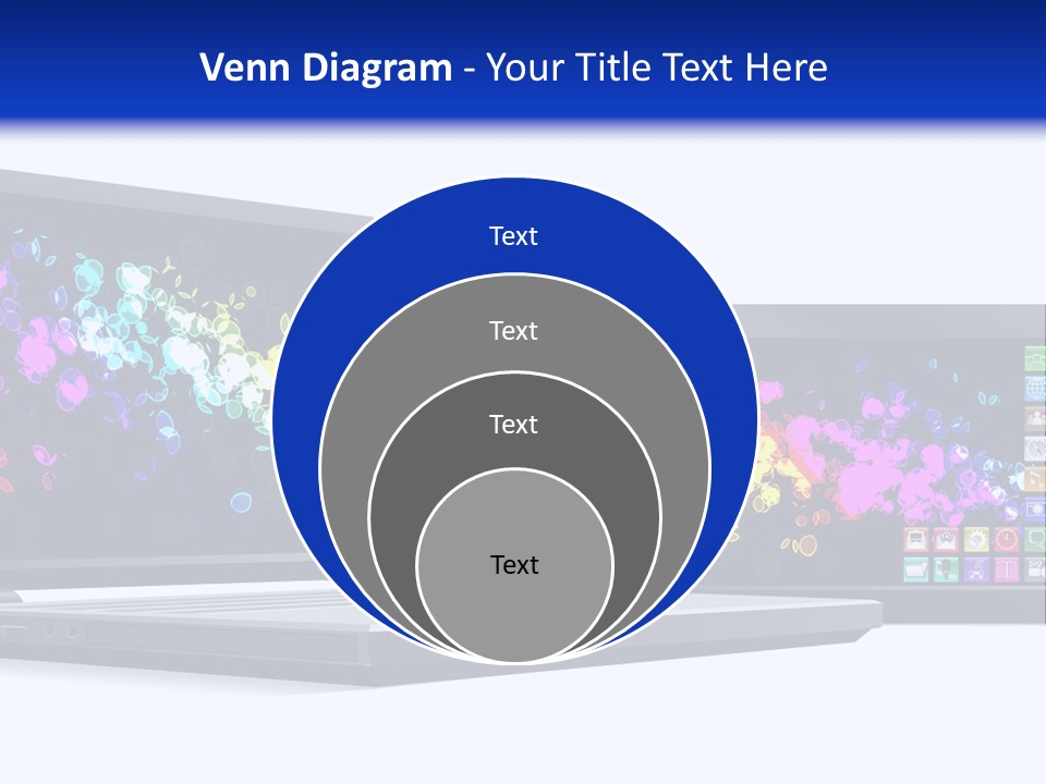 White Microelectronics Radio Receiver PowerPoint Template