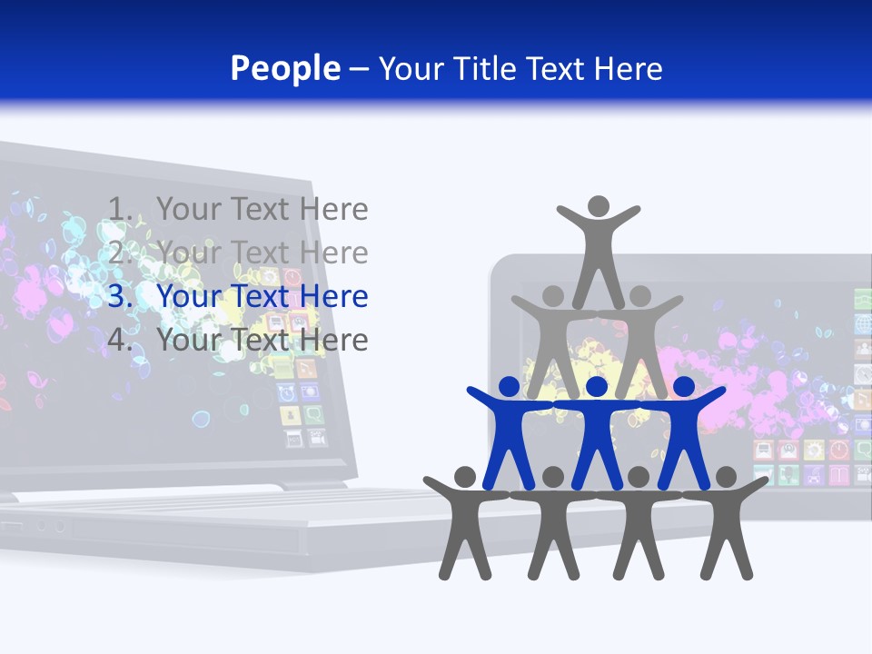 White Microelectronics Radio Receiver PowerPoint Template