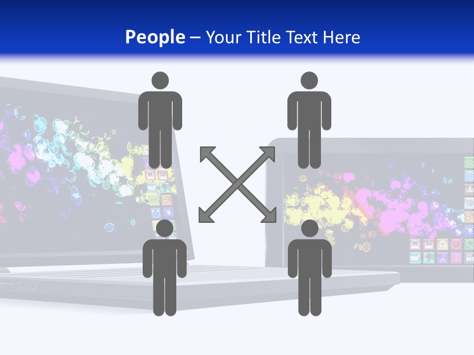 White Microelectronics Radio Receiver PowerPoint Template