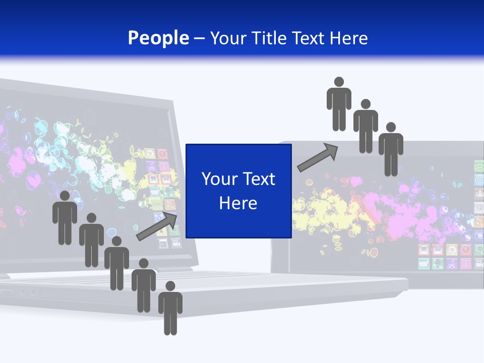 White Microelectronics Radio Receiver PowerPoint Template