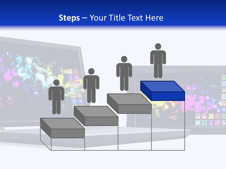 White Microelectronics Radio Receiver PowerPoint Template
