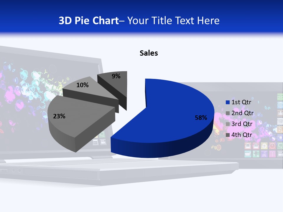 White Microelectronics Radio Receiver PowerPoint Template