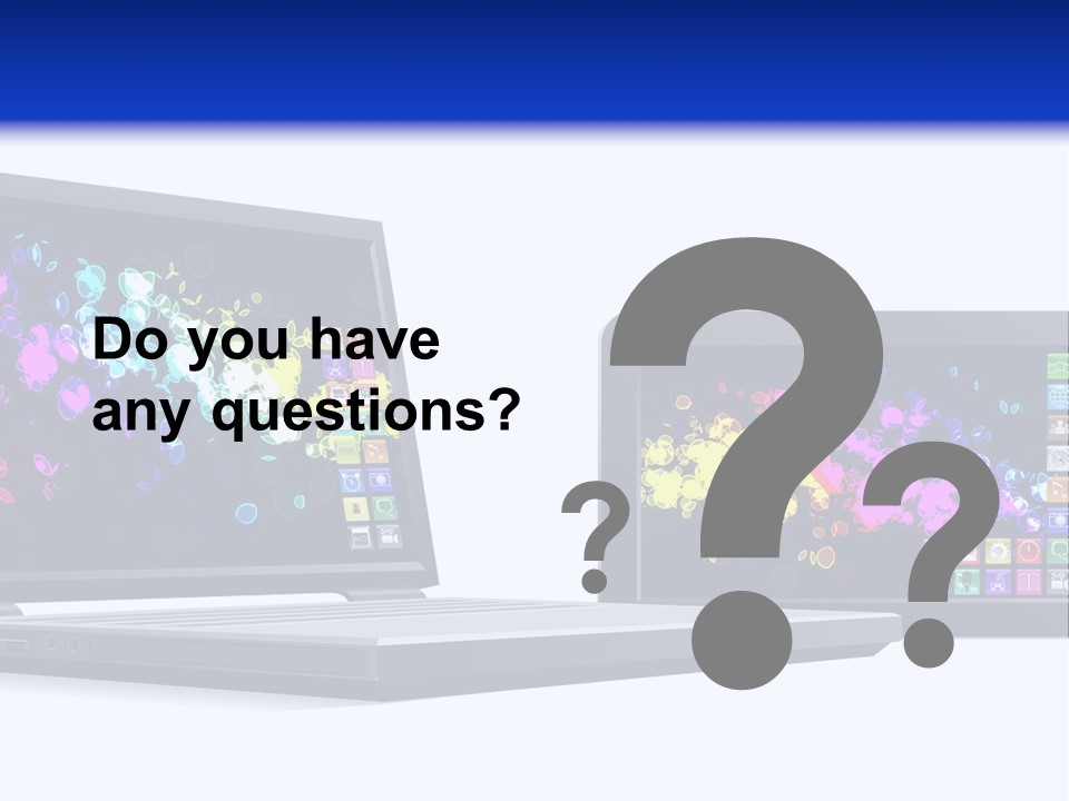 White Microelectronics Radio Receiver PowerPoint Template