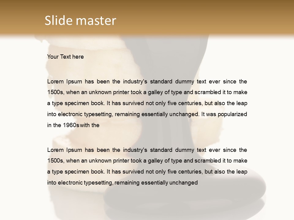 Tropical Spilled Isolated PowerPoint Template