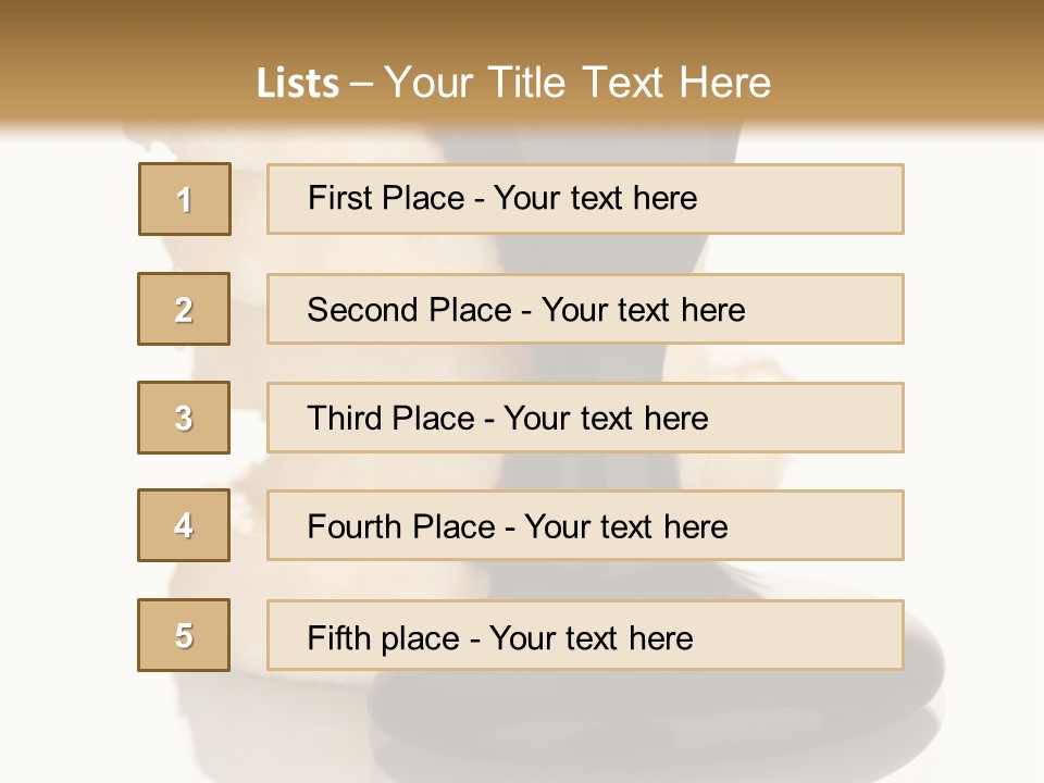 Tropical Spilled Isolated PowerPoint Template