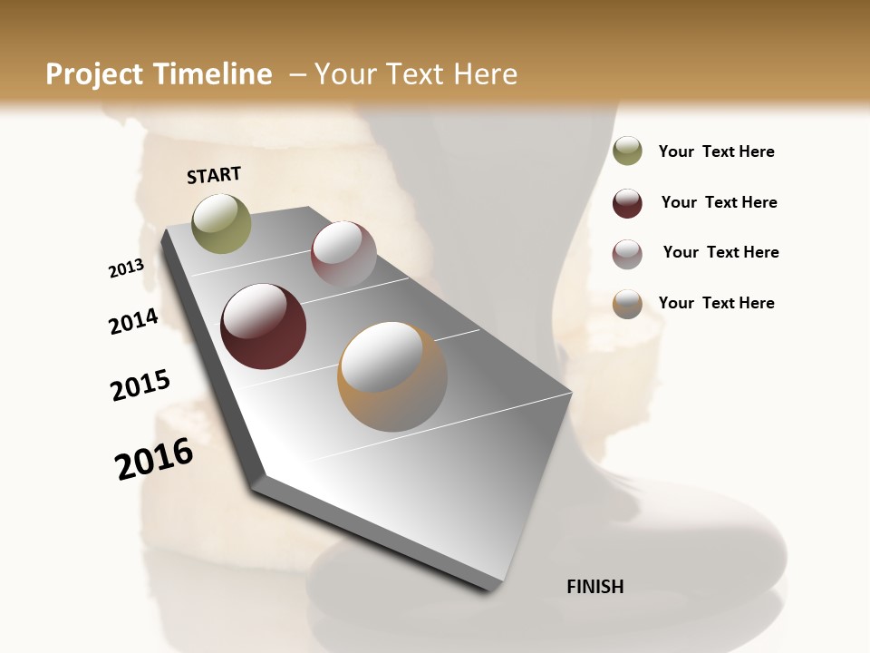 Tropical Spilled Isolated PowerPoint Template