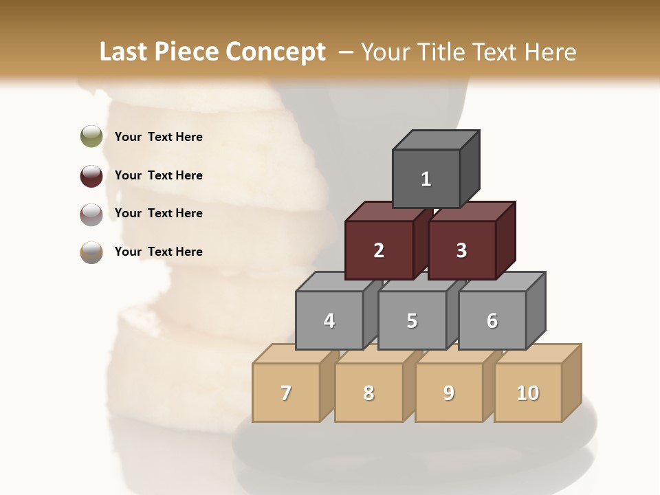 Tropical Spilled Isolated PowerPoint Template