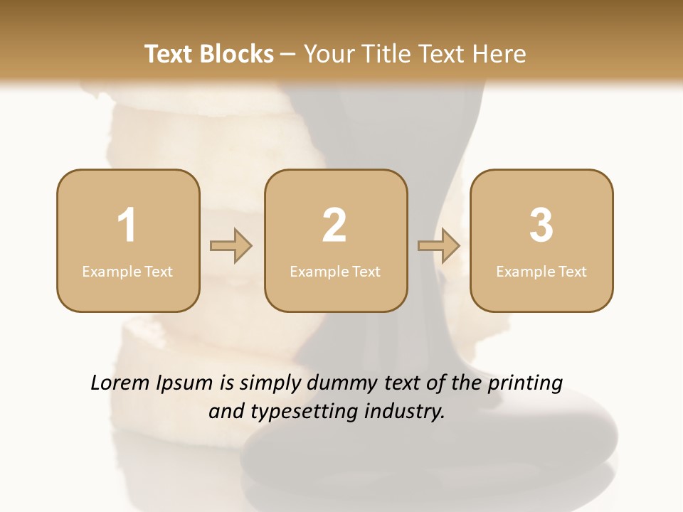 Tropical Spilled Isolated PowerPoint Template