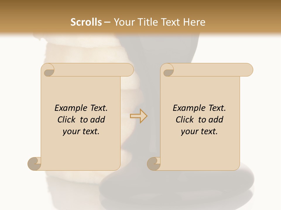 Tropical Spilled Isolated PowerPoint Template