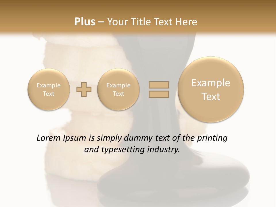 Tropical Spilled Isolated PowerPoint Template
