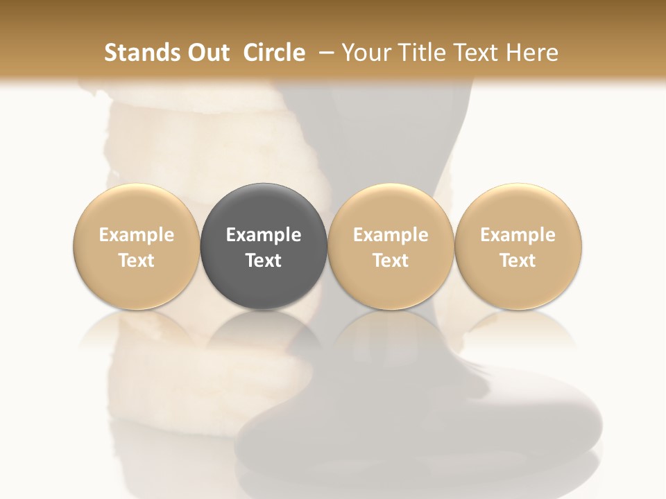 Tropical Spilled Isolated PowerPoint Template