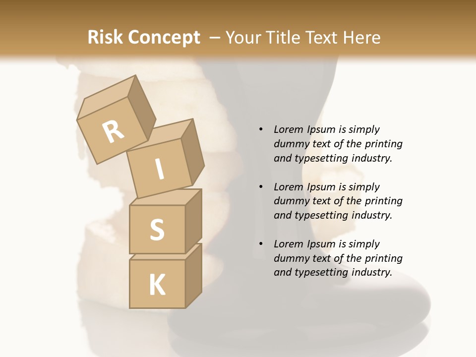 Tropical Spilled Isolated PowerPoint Template