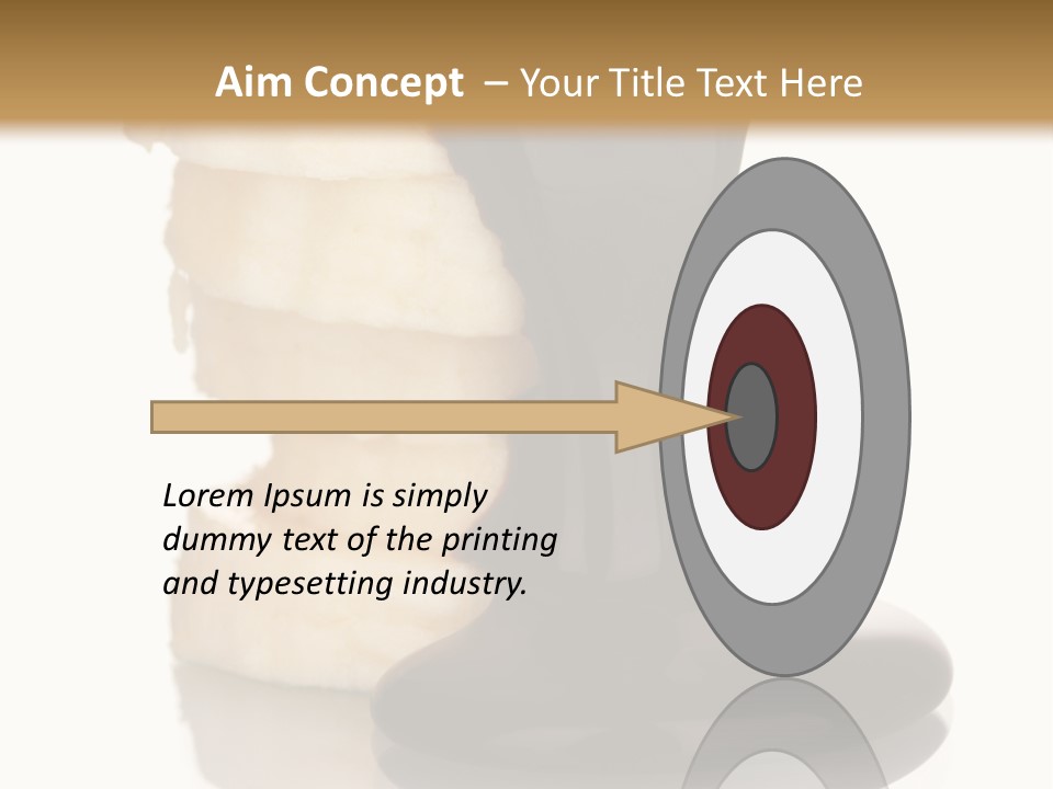 Tropical Spilled Isolated PowerPoint Template