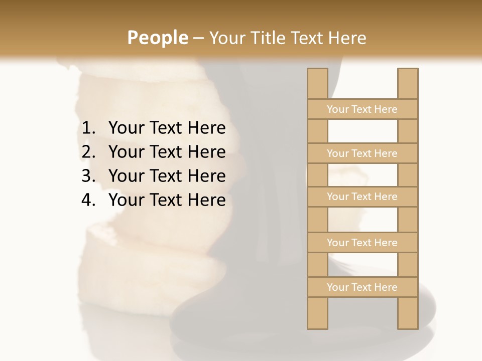 Tropical Spilled Isolated PowerPoint Template