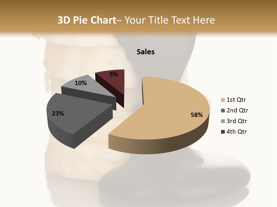 Tropical Spilled Isolated PowerPoint Template