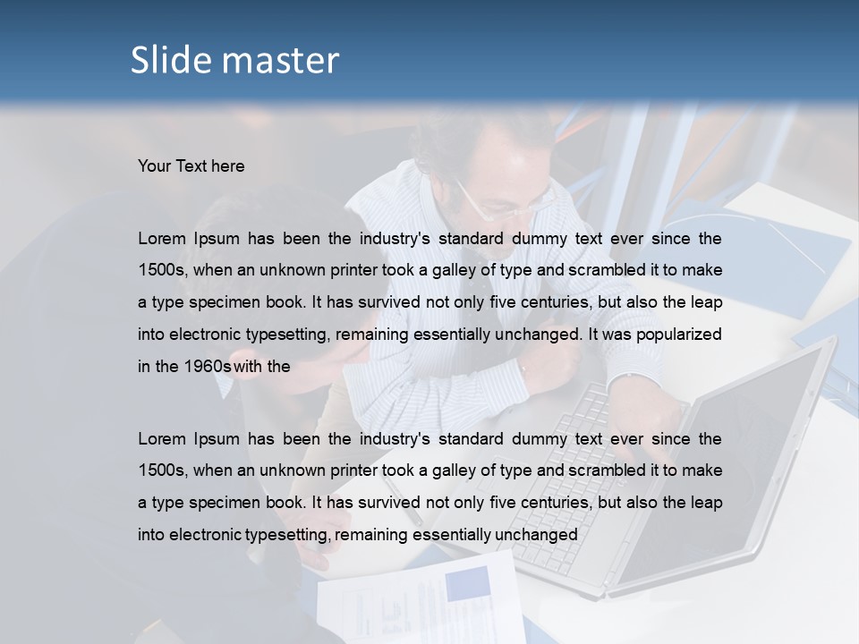 Factory Man Business PowerPoint Template