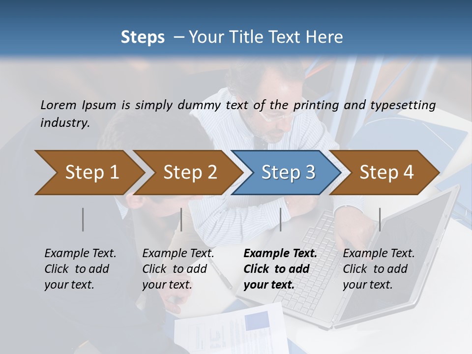 Factory Man Business PowerPoint Template