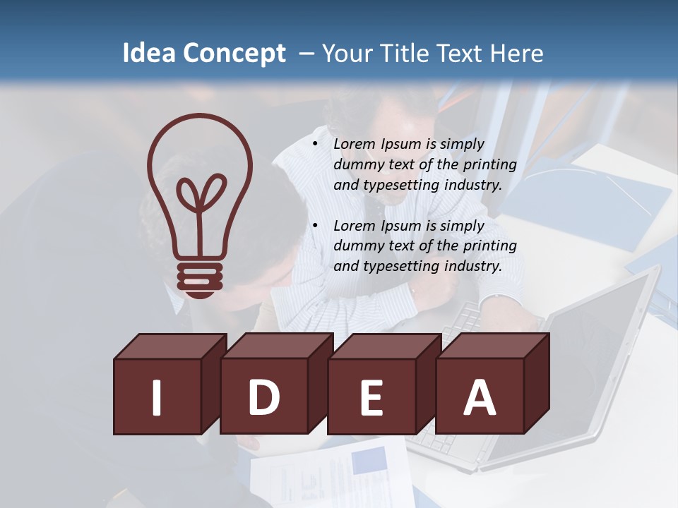 Factory Man Business PowerPoint Template