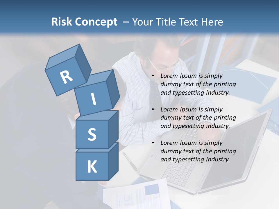 Factory Man Business PowerPoint Template