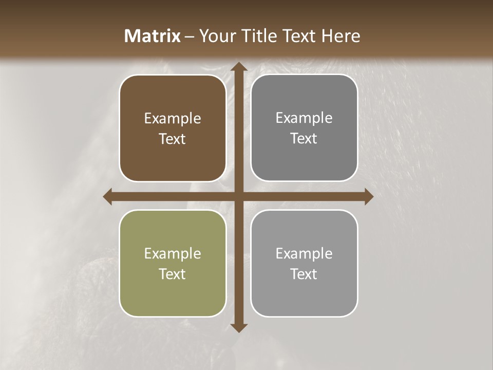 Thinking Pensive Facial Expression PowerPoint Template