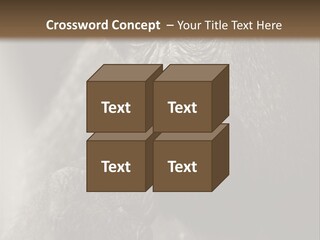 Thinking Pensive Facial Expression PowerPoint Template