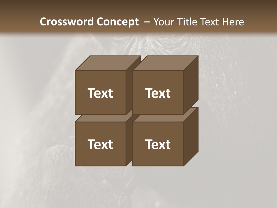Thinking Pensive Facial Expression PowerPoint Template
