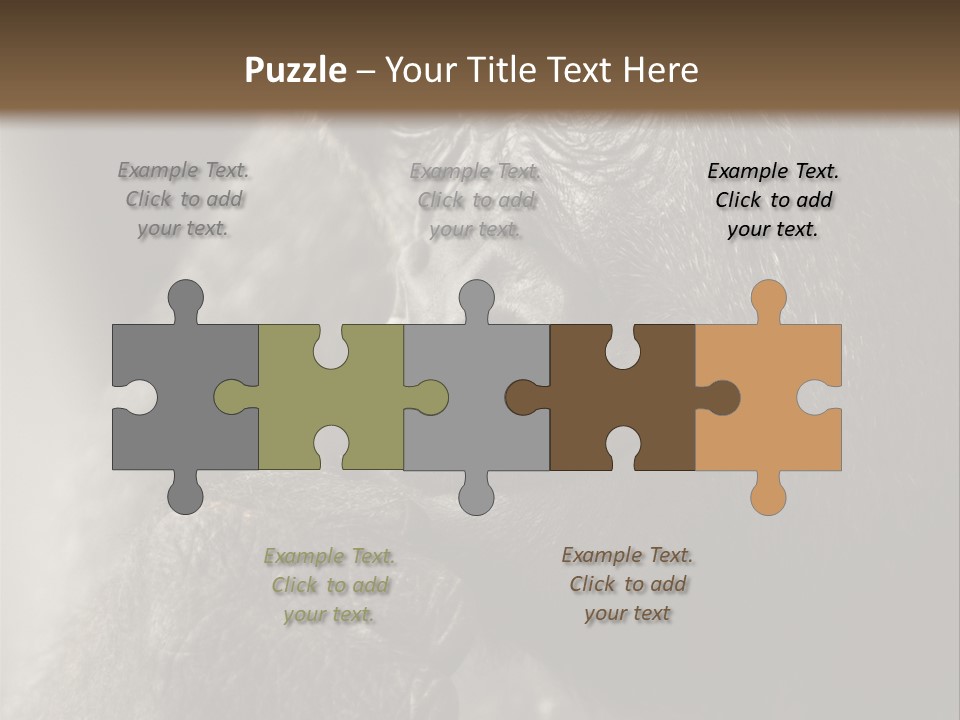 Thinking Pensive Facial Expression PowerPoint Template