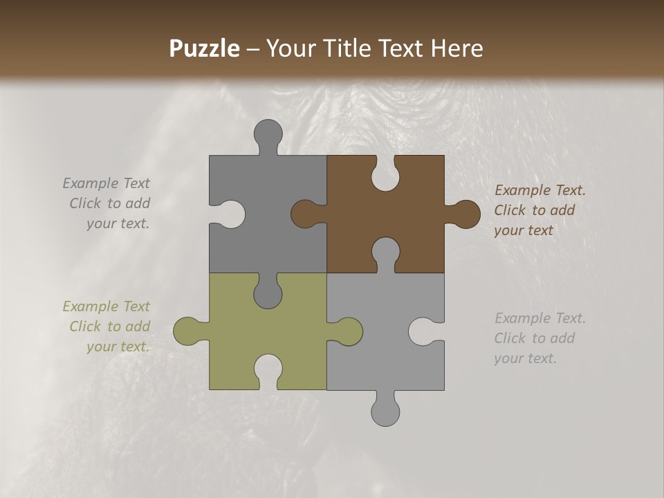 Thinking Pensive Facial Expression PowerPoint Template