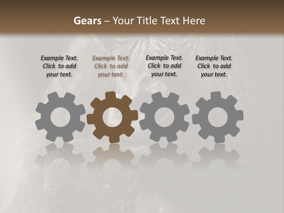 Thinking Pensive Facial Expression PowerPoint Template