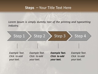 Thinking Pensive Facial Expression PowerPoint Template