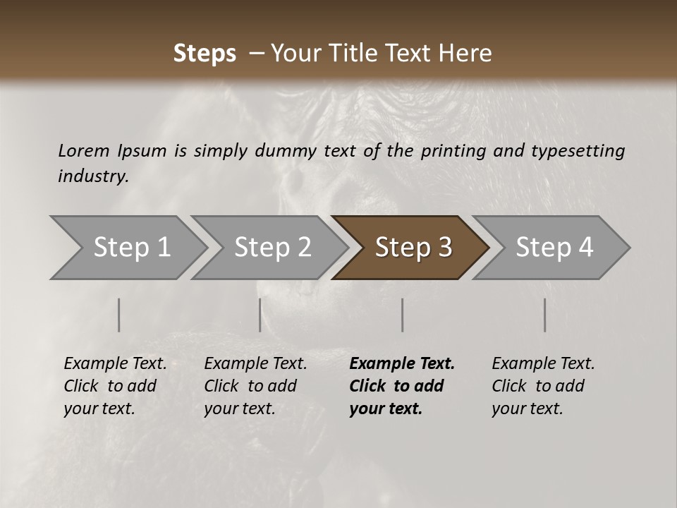 Thinking Pensive Facial Expression PowerPoint Template