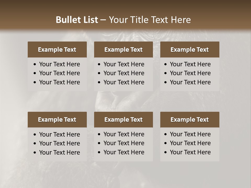 Thinking Pensive Facial Expression PowerPoint Template