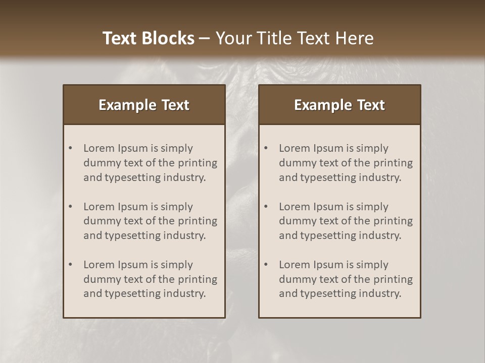 Thinking Pensive Facial Expression PowerPoint Template