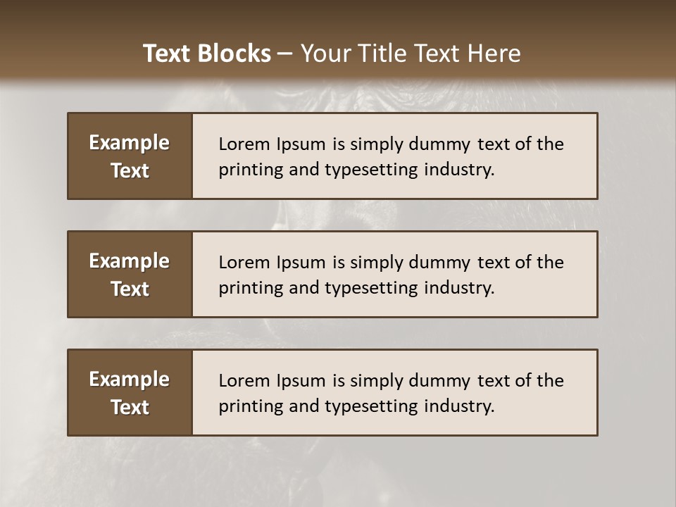 Thinking Pensive Facial Expression PowerPoint Template