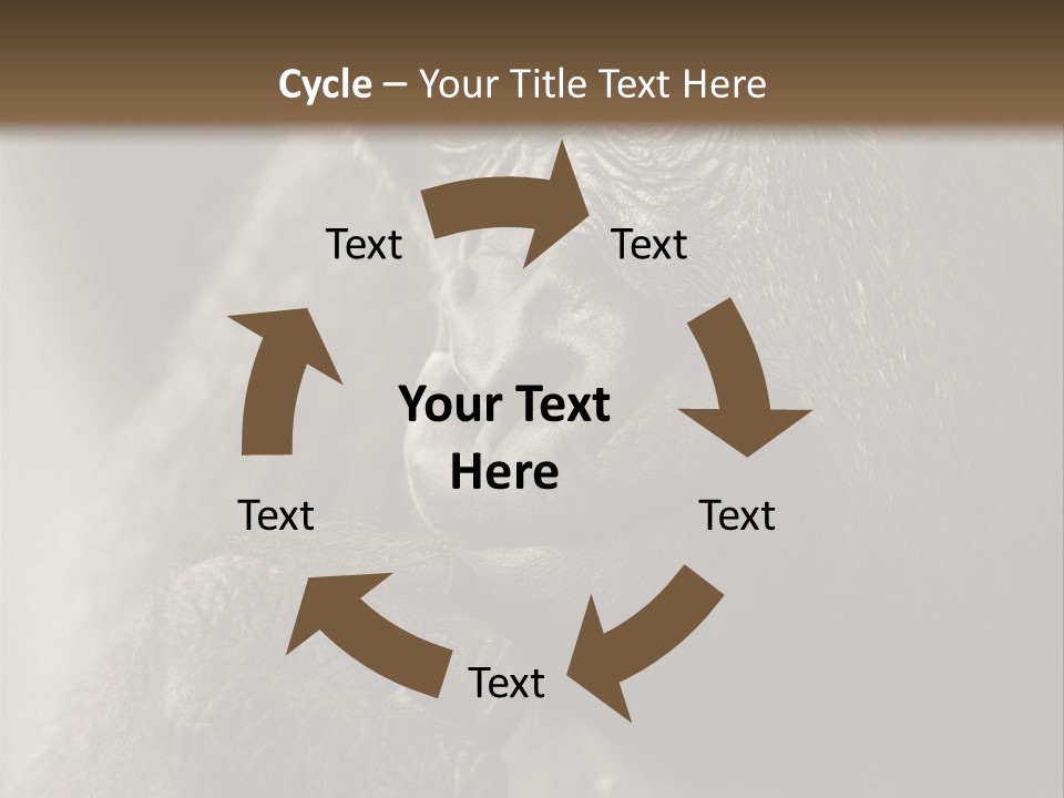 Thinking Pensive Facial Expression PowerPoint Template