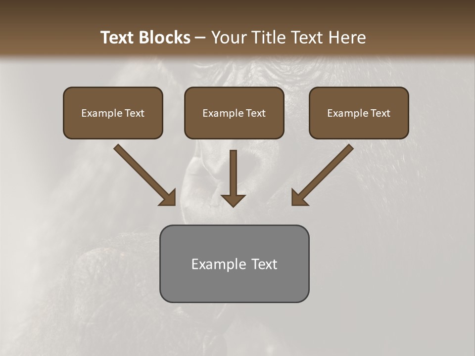 Thinking Pensive Facial Expression PowerPoint Template