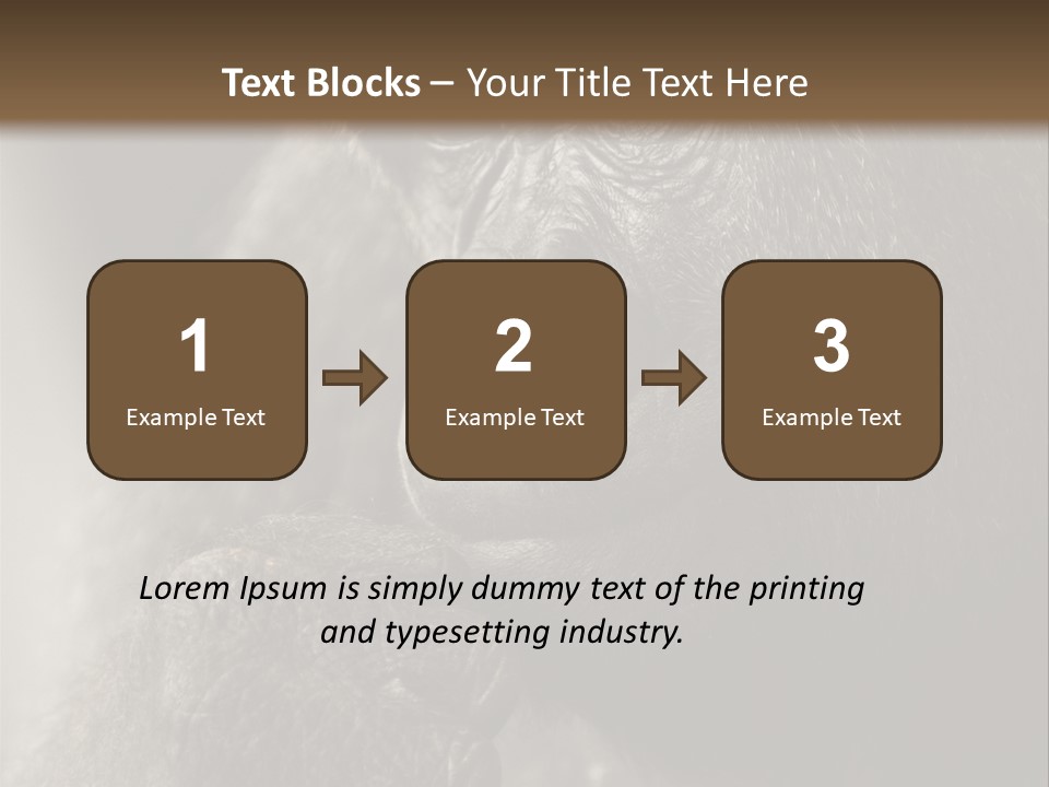 Thinking Pensive Facial Expression PowerPoint Template