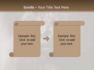 Thinking Pensive Facial Expression PowerPoint Template