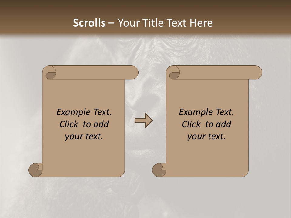 Thinking Pensive Facial Expression PowerPoint Template