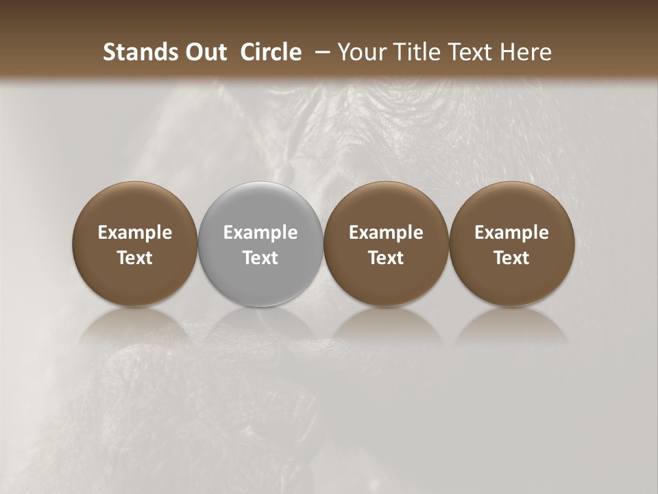 Thinking Pensive Facial Expression PowerPoint Template