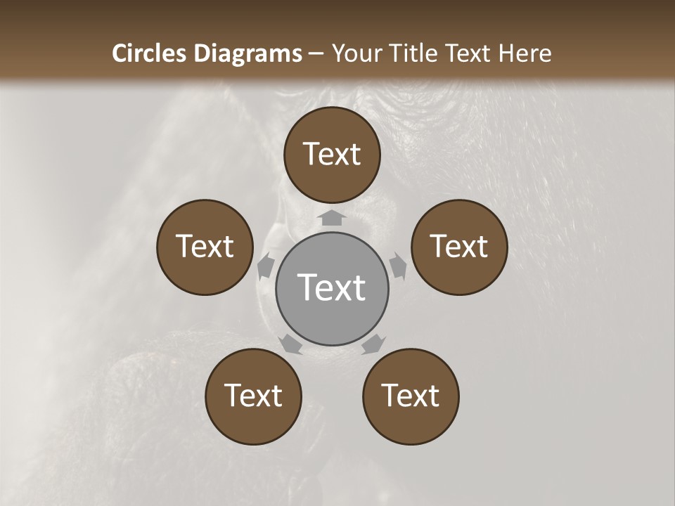 Thinking Pensive Facial Expression PowerPoint Template