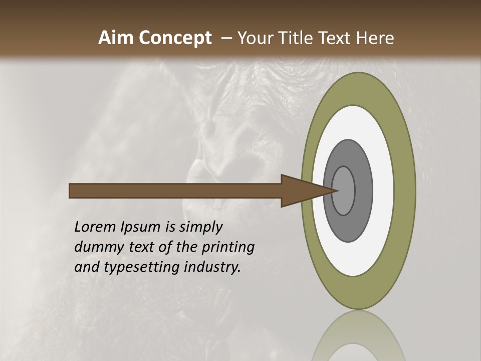 Thinking Pensive Facial Expression PowerPoint Template