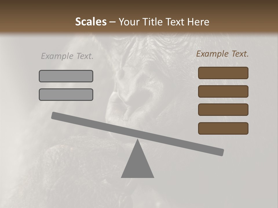 Thinking Pensive Facial Expression PowerPoint Template